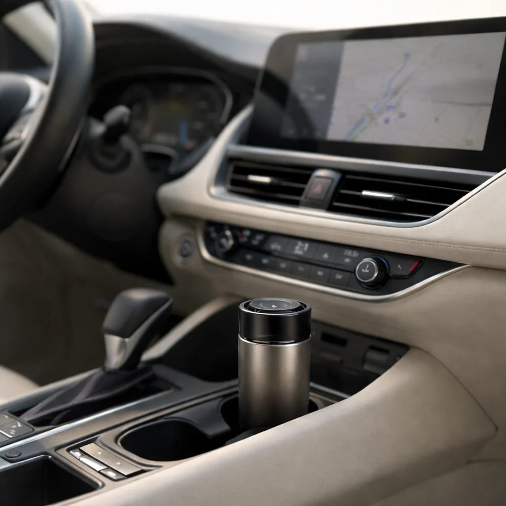 Sfeervolle luchtverfrisser in moderne auto 1